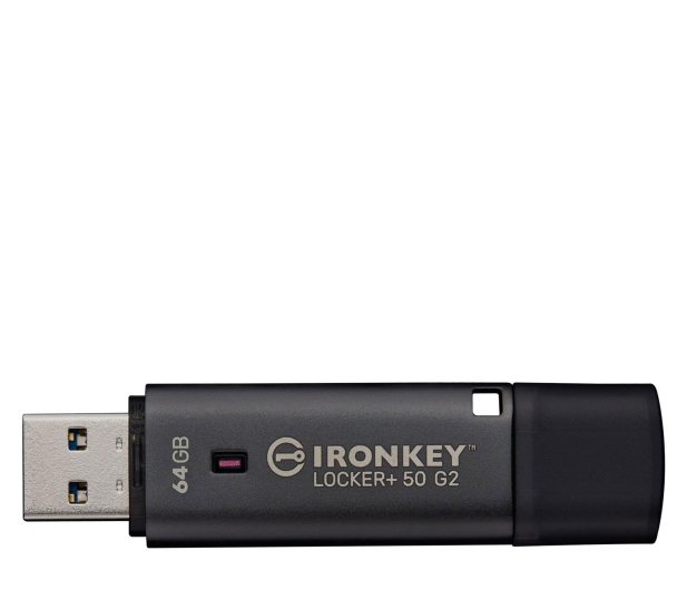 Kingston 64GB IronKey Locker+ 50G2 - 1512153 - zdjęcie 2